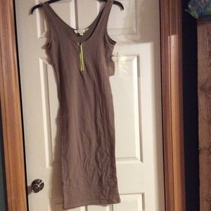Women's small tan dress slim fit